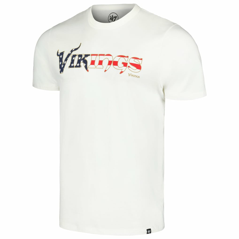 Minnesota Vikings '47 Flag Script Franklin T-Shirt White | 47 brand