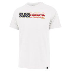 Las Vegas Raiders '47 Flag Script Franklin T-Shirt White | 47 brand