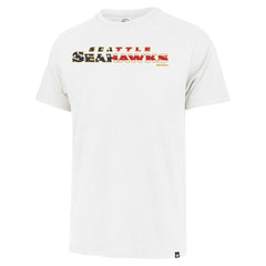 Seattle Seahawks '47 Flag Script Franklin T-Shirt White | 47 brand