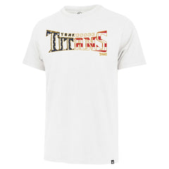 Tennessee Titans '47 Flag Script Franklin T-Shirt White | 47 brand