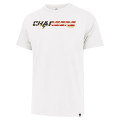 Los Angeles Chargers '47 Flag Script Franklin T-Shirt White | 47 brand