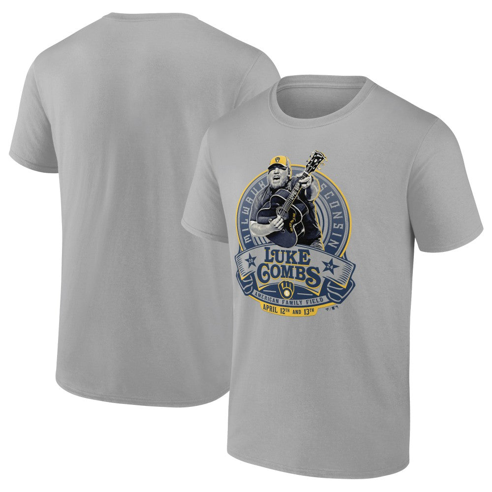 Luke Combs x Milwaukee Brewers Fanatics Graphic T-Shirt - MLB
