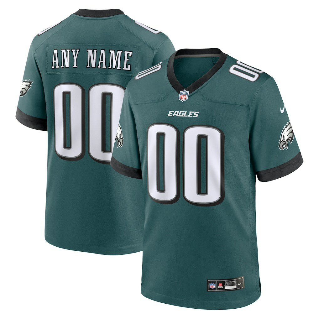 Philadelphia Eagles Custom Game Jersey Midnight Green | Nike for Sale