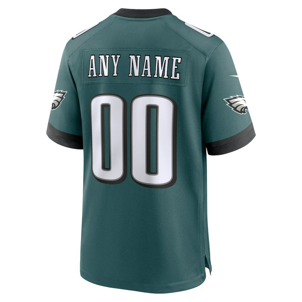 Philadelphia Eagles Custom Game Jersey Midnight Green | Nike for Sale