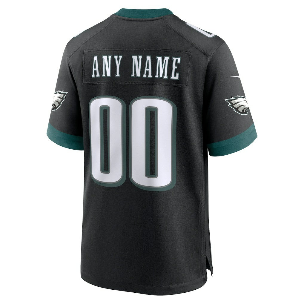 Philadelphia Eagles Alternate Custom Game Jersey Black | Nike for Sale