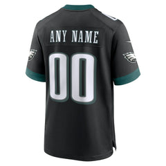 Philadelphia Eagles Alternate Custom Game Jersey Black | Nike for Sale