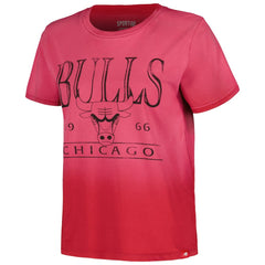 Chicago Bulls Sportiqe Women's Arcadia Sun-Dipped T-Shirt Red - NBA