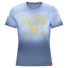 Golden State Warriors Sportiqe Women's Arcadia Sun-Dipped T-Shirt Royal - NBA