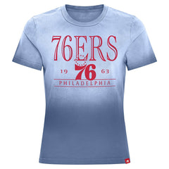 Philadelphia 76ers Sportiqe Women's Arcadia Sun-Dipped T-Shirt Royal - NBA