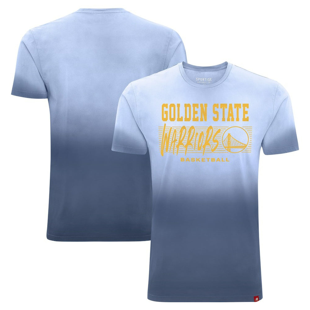 Golden State Warriors Sportiqe Unisex Bingham Sun-Fade T-Shirt Royal - NBA