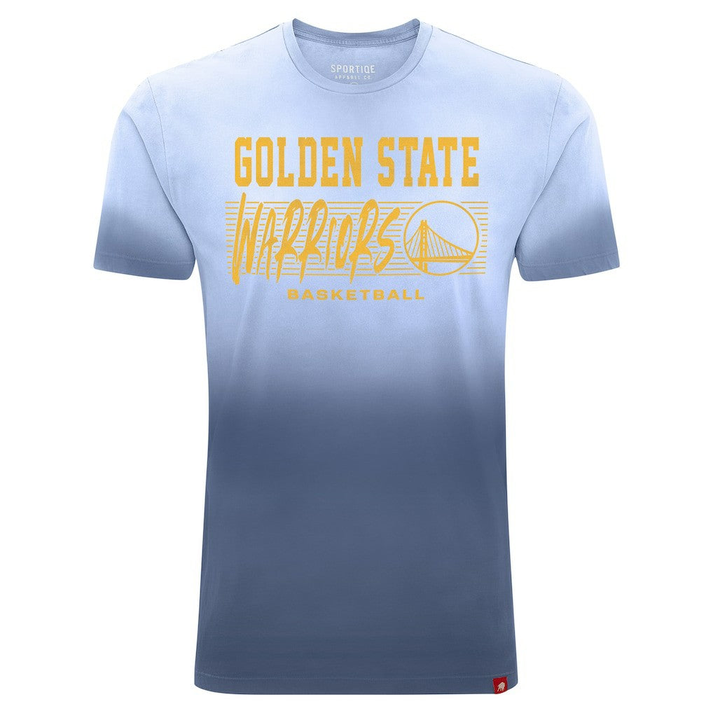 Golden State Warriors Sportiqe Unisex Bingham Sun-Fade T-Shirt Royal - NBA