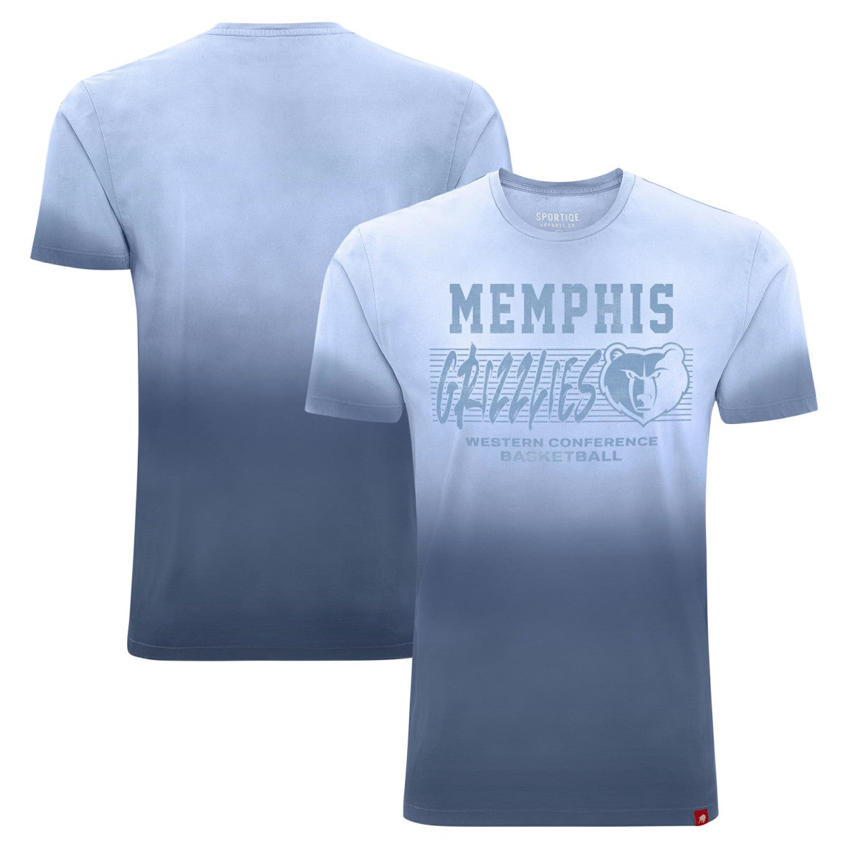 Memphis Grizzlies Sportiqe Unisex Bingham Sun-Fade T-Shirt Navy - NBA