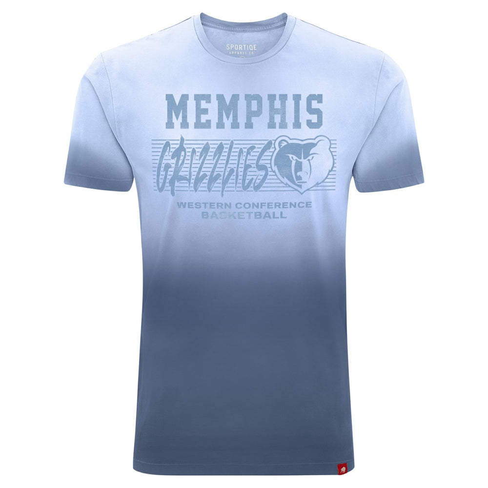 Memphis Grizzlies Sportiqe Unisex Bingham Sun-Fade T-Shirt Navy - NBA