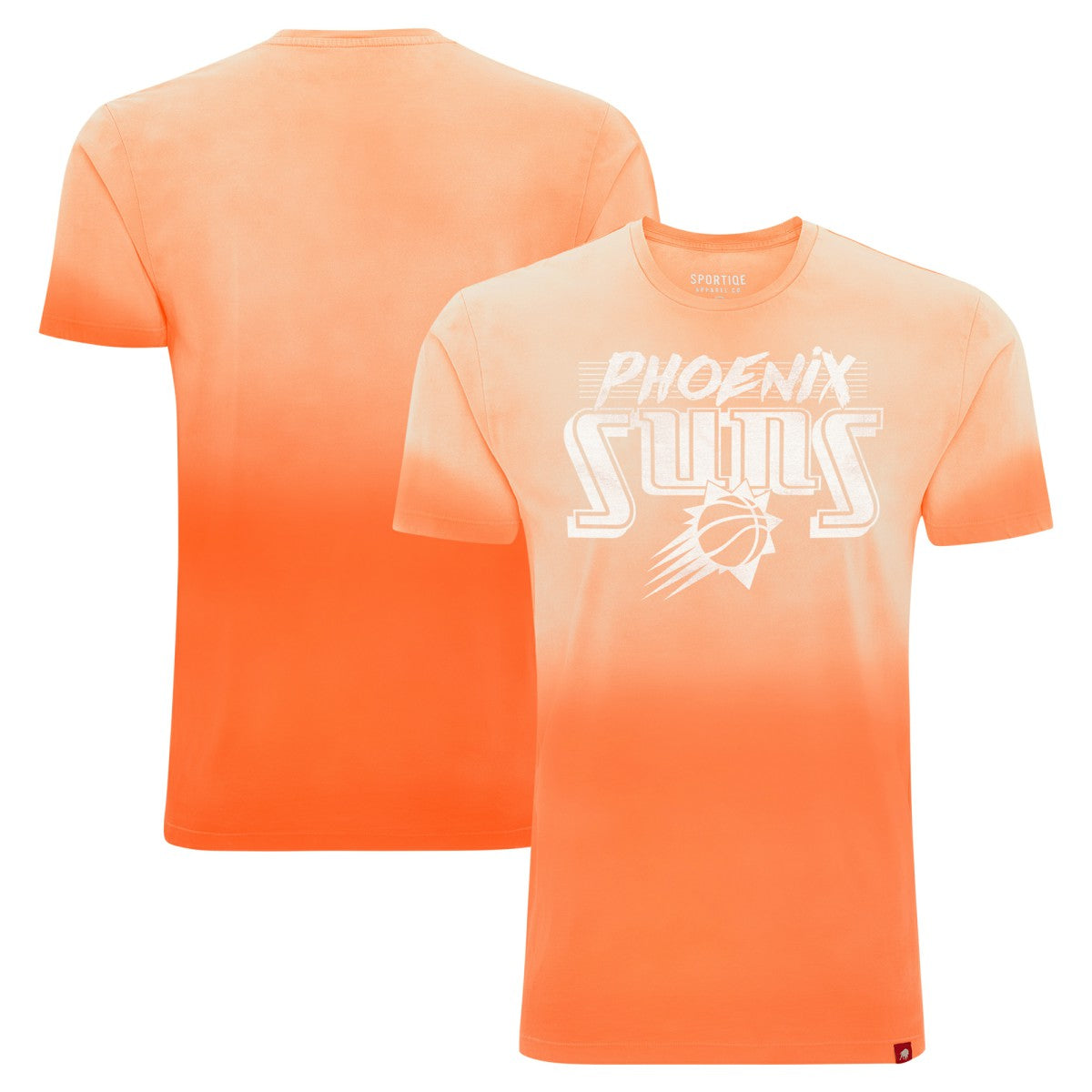 Phoenix Suns Sportiqe Unisex Bingham Sun-Fade T-Shirt Orange - NBA