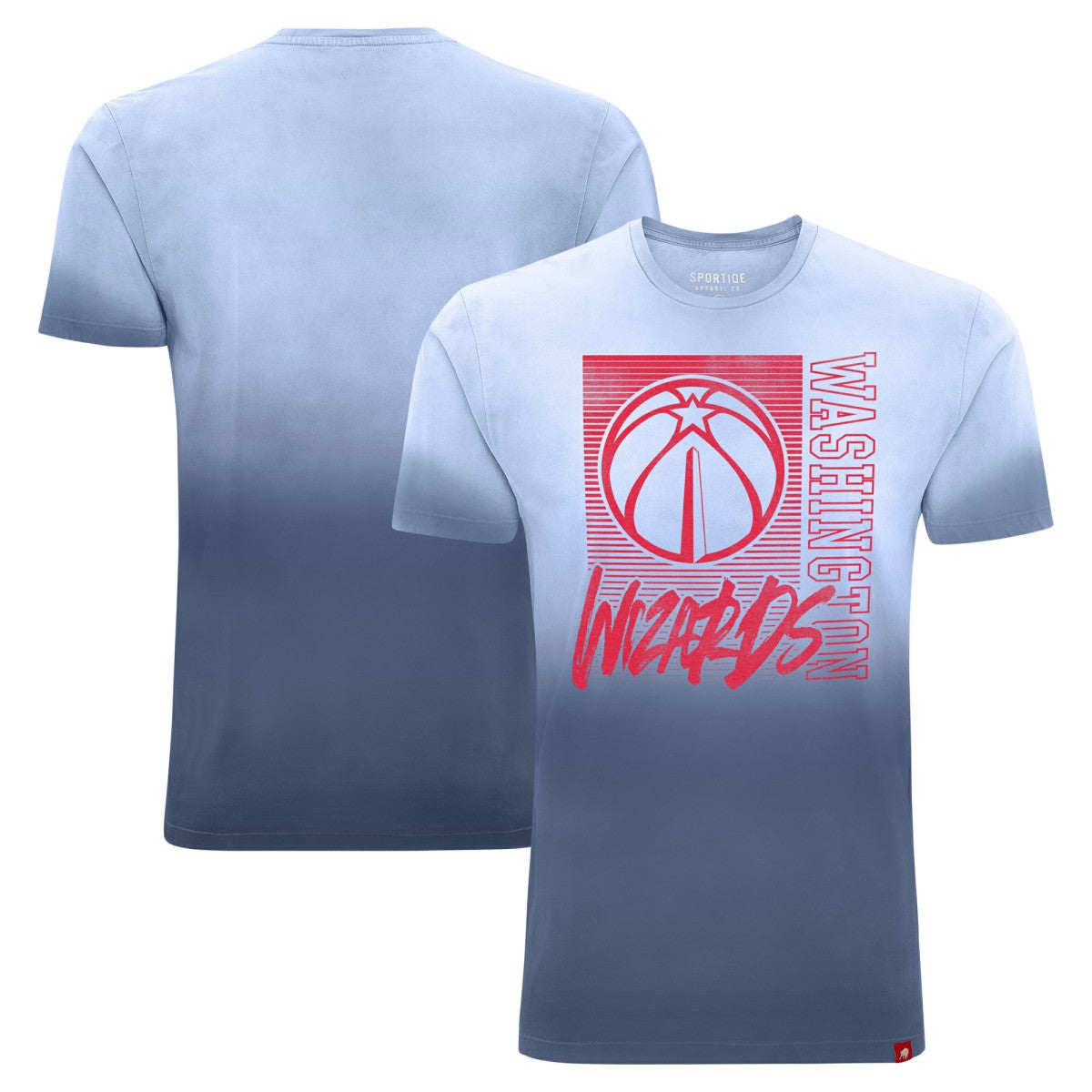 Washington Wizards Sportiqe Unisex Bingham Sun-Fade T-Shirt Navy - NBA