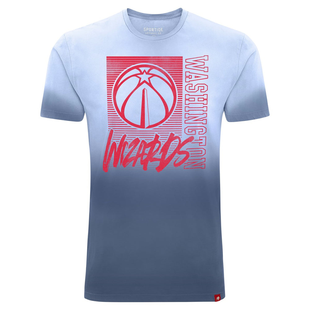 Washington Wizards Sportiqe Unisex Bingham Sun-Fade T-Shirt Navy - NBA