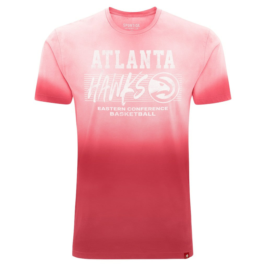 Atlanta Hawks Sportiqe Unisex Bingham Sun-Fade T-Shirt Red - NBA