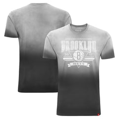 Brooklyn Nets Sportiqe Unisex Bingham Sun-Fade T-Shirt Black - NBA