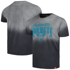 Charlotte Hornets Sportiqe Unisex Bingham Sun-Fade T-Shirt Black - NBA