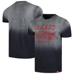 Chicago Bulls Sportiqe Unisex Bingham Sun-Fade T-Shirt Black - NBA