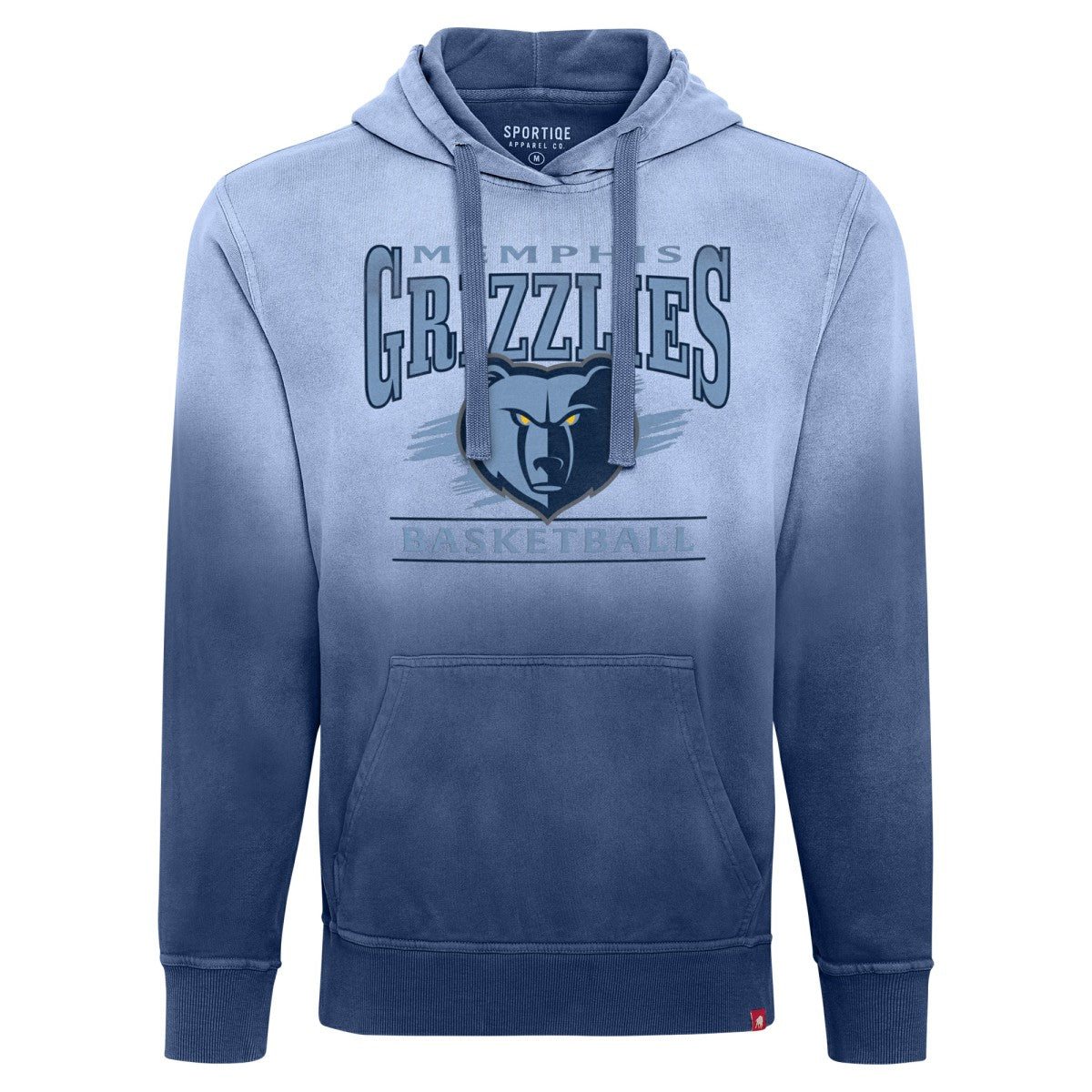 Memphis Grizzlies Sportiqe Unisex Blake Sun-Fade Pullover Hoodie Blue - NBA