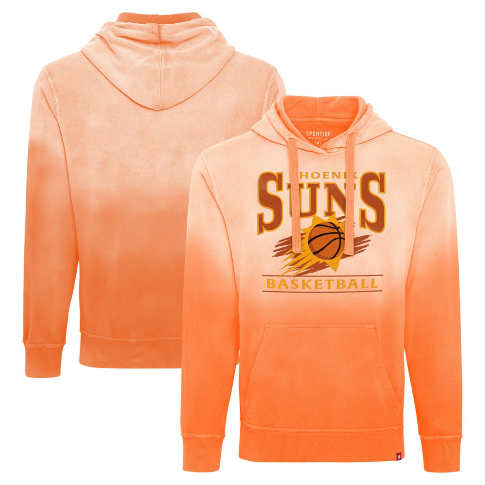 Phoenix Suns Sportiqe Unisex Blake Sun-Fade Pullover Hoodie Orange - NBA