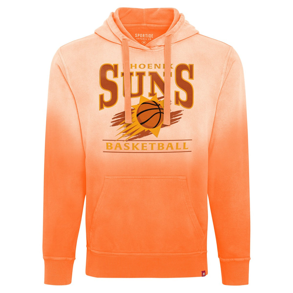 Phoenix Suns Sportiqe Unisex Blake Sun-Fade Pullover Hoodie Orange - NBA