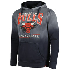 Chicago Bulls Sportiqe Unisex Blake Sun-Fade Pullover Hoodie Black - NBA