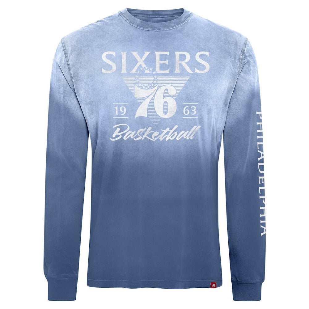 Philadelphia 76ers Sportiqe Unisex Mohave Sun-Dipped Long Sleeve T-Shirt Royal - NBA