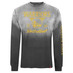 Golden State Warriors Sportiqe Unisex Mohave Sun-Dipped Long Sleeve T-Shirt Black - NBA