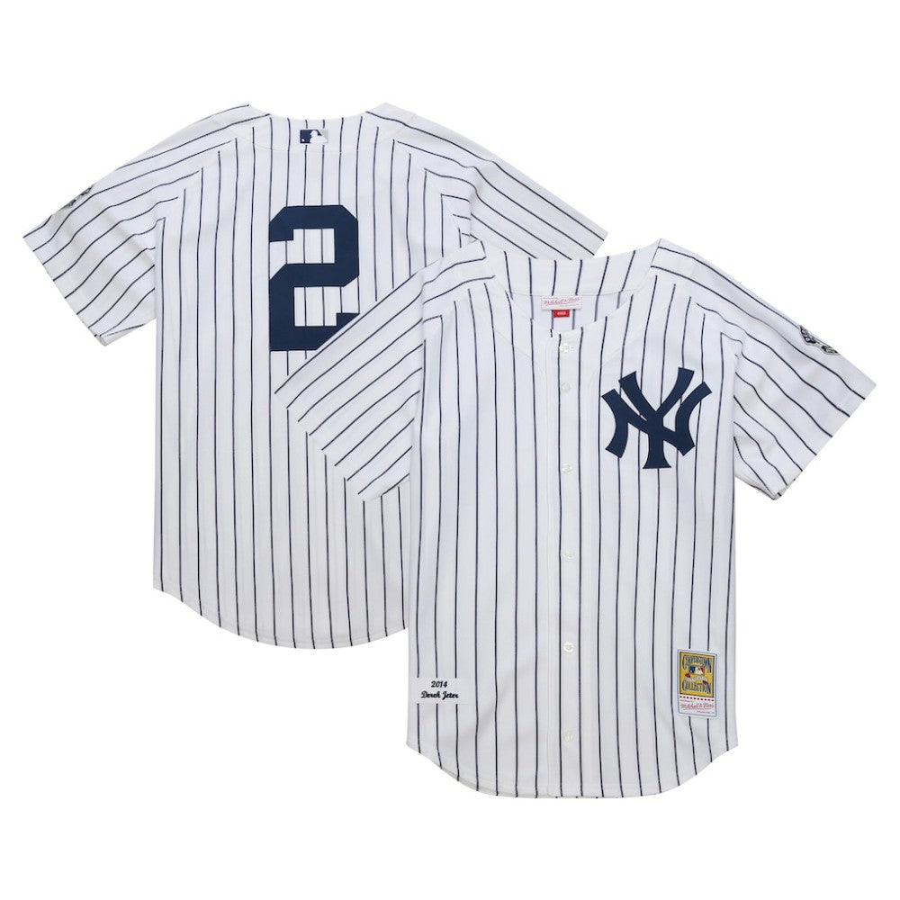 Derek Jeter New York Yankees Mitchell & Ness 2014 Cooperstown Collection Authentic Throwback Jersey - MLB