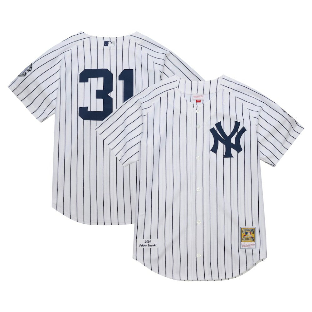 Ichiro Suzuki New York Yankees Mitchell & Ness 2014 Cooperstown Collection Authentic Throwback Jersey - MLB