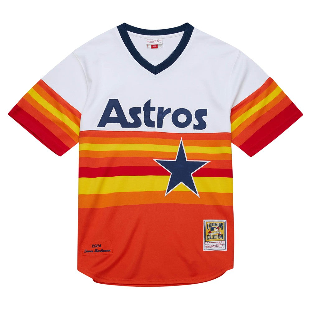 Lance Berkman Houston Astros Mitchell & Ness 2004 Cooperstown Collection Authentic Throwback Jersey - MLB