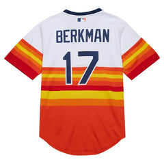 Lance Berkman Houston Astros Mitchell & Ness 2004 Cooperstown Collection Authentic Throwback Jersey - MLB