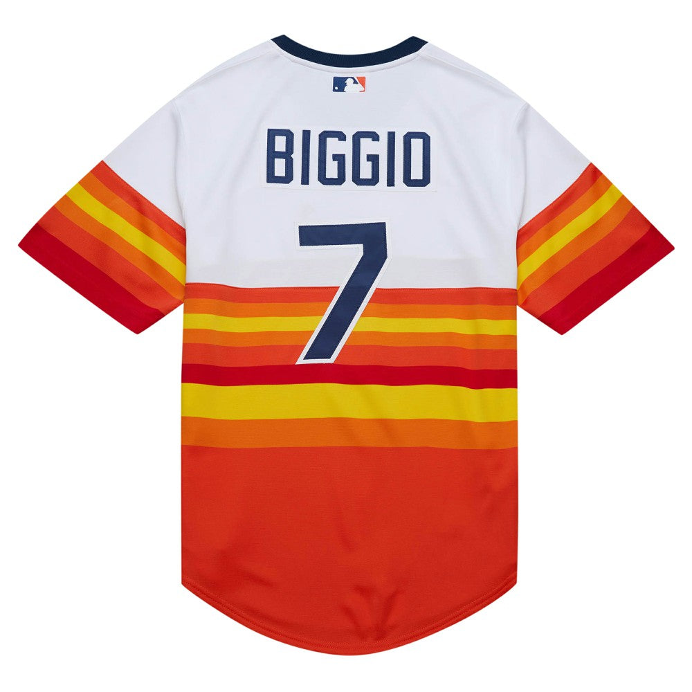 Craig Biggio Houston Astros Mitchell & Ness 2004 Cooperstown Collection Authentic Throwback Jersey - MLB