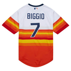 Craig Biggio Houston Astros Mitchell & Ness 2004 Cooperstown Collection Authentic Throwback Jersey - MLB