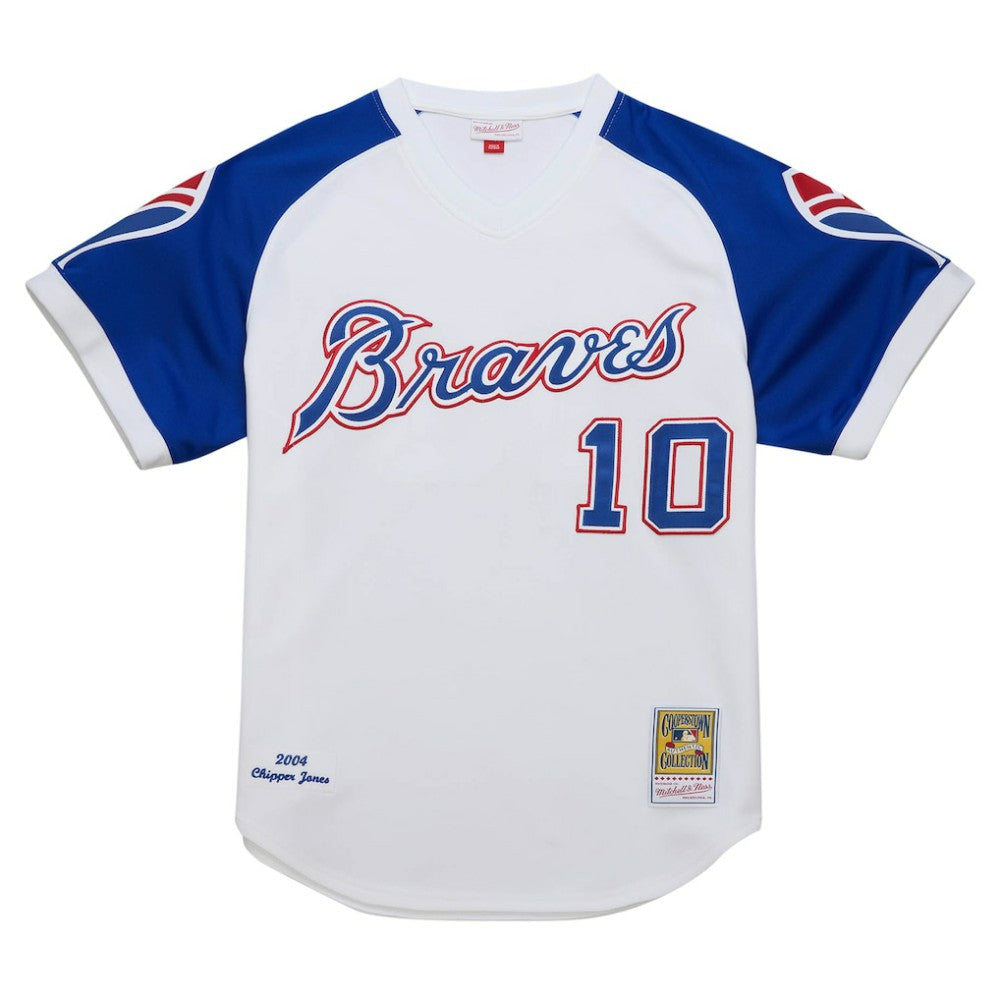 Chipper Jones Atlanta Braves Mitchell & Ness 2004 Cooperstown Collection Authentic Throwback Jersey - MLB