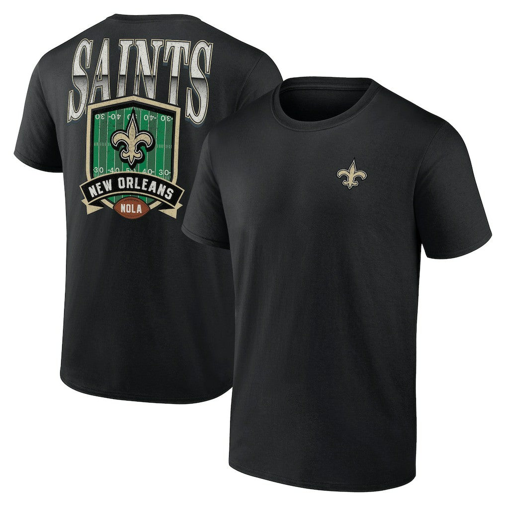 New Orleans Saints Full Range T-Shirt Black | NFL
