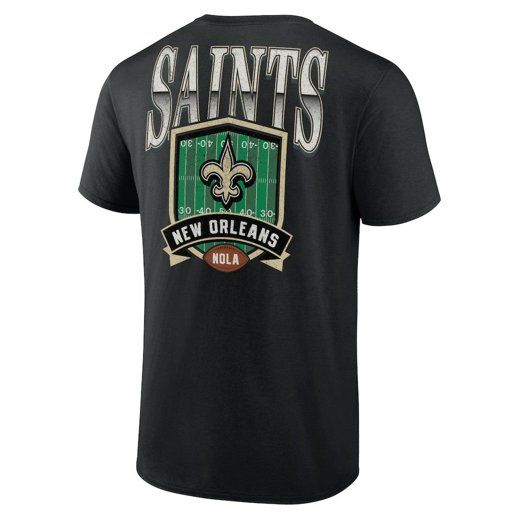 New Orleans Saints Full Range T-Shirt Black | NFL