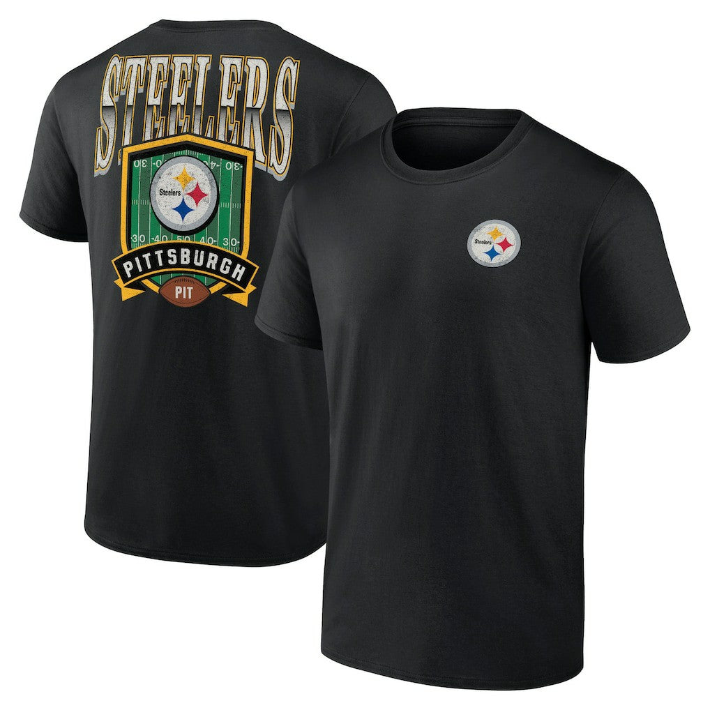 Pittsburgh Steelers Full Range T-Shirt Black | NFL