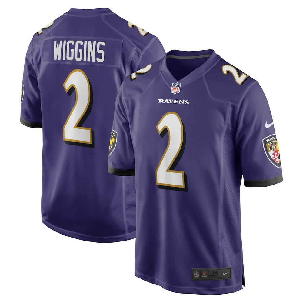 Nate Wiggins Baltimore Ravens Player Game Jersey Purple | Nike for Sale