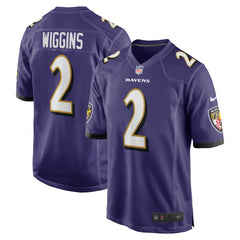 Nate Wiggins Baltimore Ravens Player Game Jersey Purple | Nike for Sale