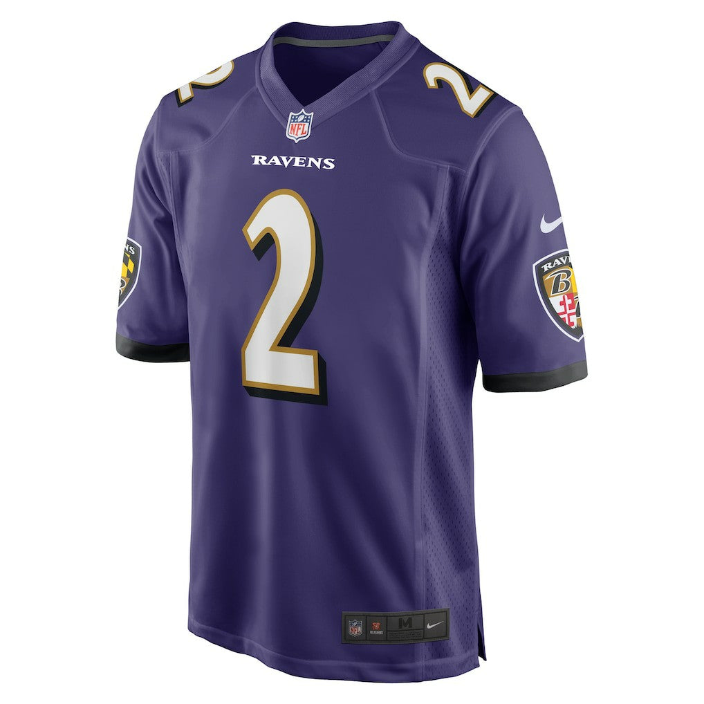 Nate Wiggins Baltimore Ravens Player Game Jersey Purple | Nike for Sale