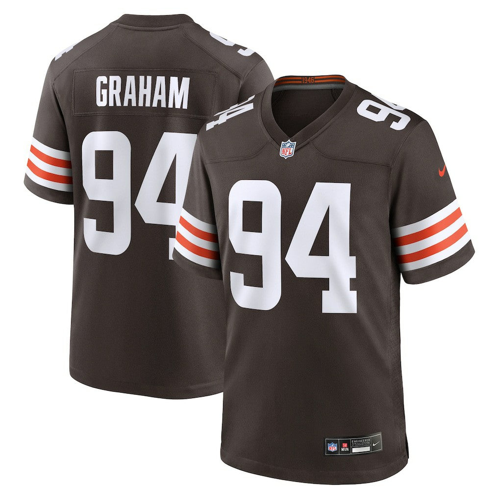 Mason Graham Cleveland Browns 2025 NFL Draft First Round Pick Game Jersey Brown | Nike for Sale