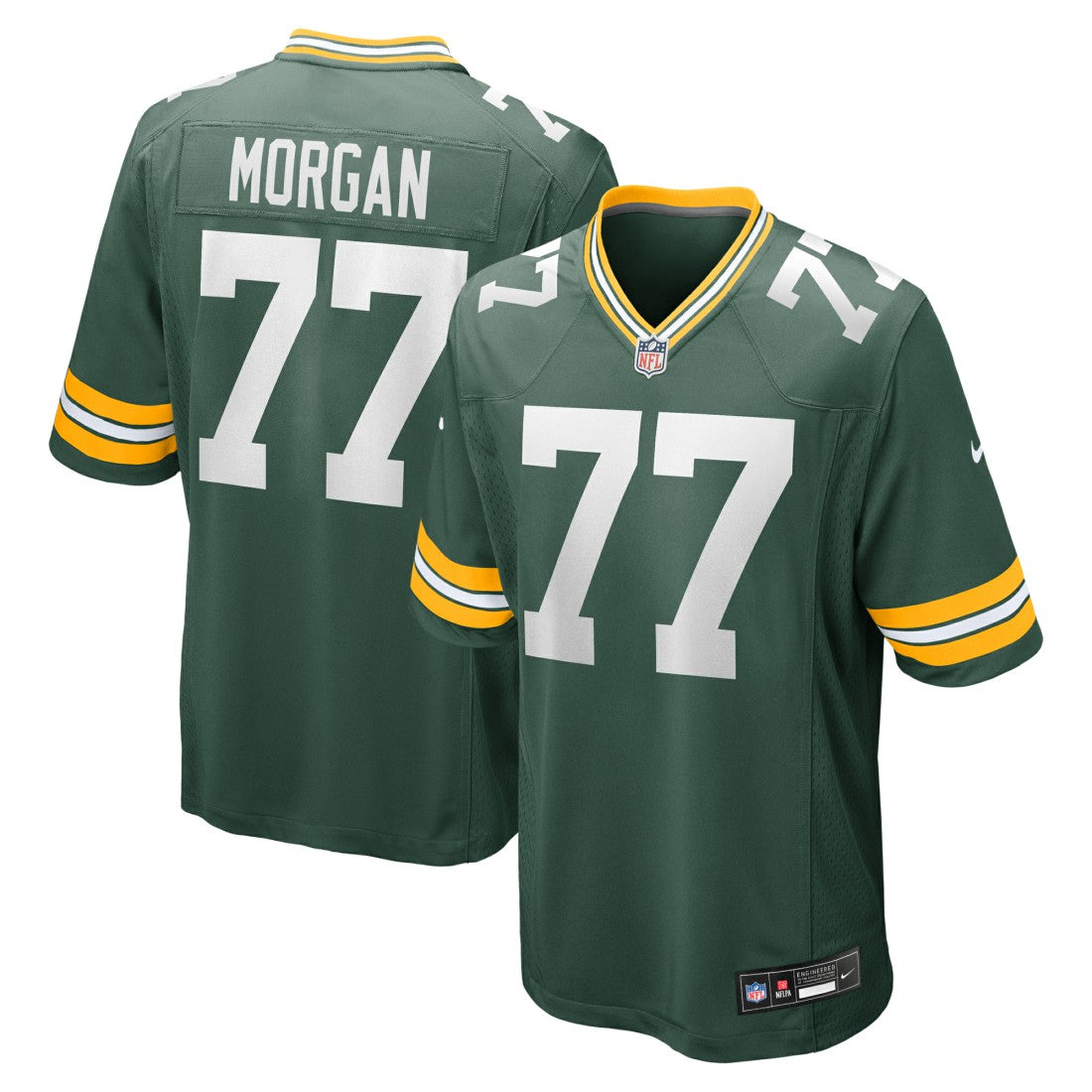 Jordan Morgan Green Bay Packers Player Game Jersey Green | Nike for Sale