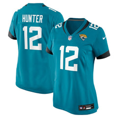 Travis Hunter Jacksonville Jaguars Women's 2025 NFL Draft First Round Pick Team Game Player Jersey Teal | Nike for Sale