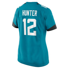 Travis Hunter Jacksonville Jaguars Women's 2025 NFL Draft First Round Pick Team Game Player Jersey Teal | Nike for Sale
