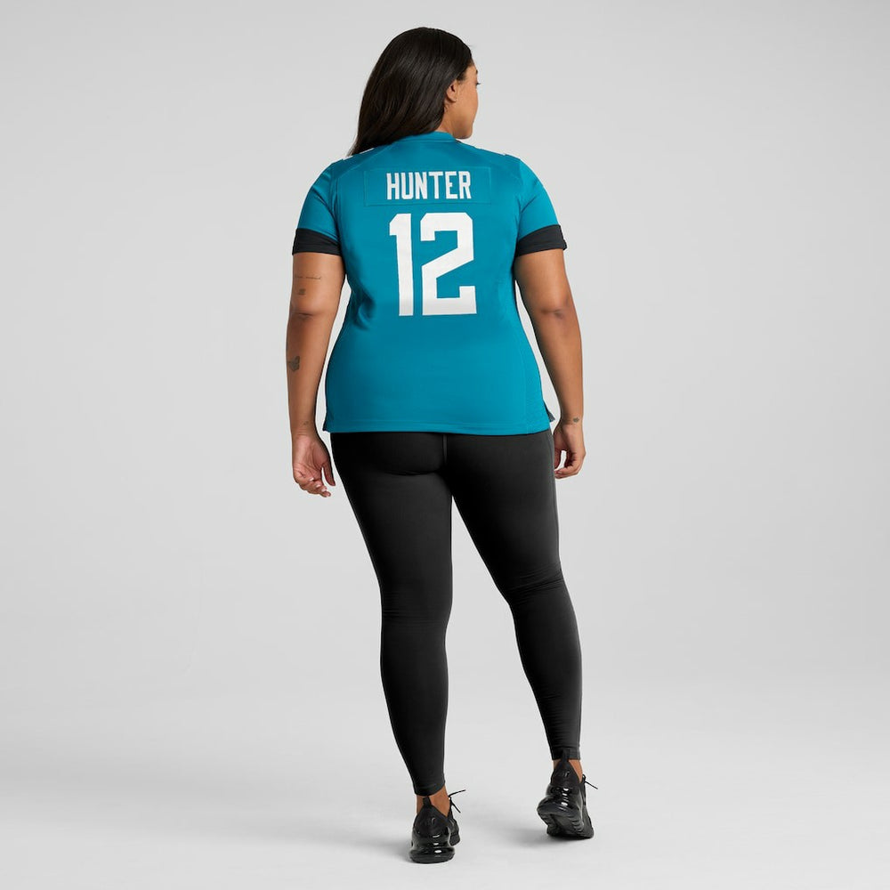 Travis Hunter Jacksonville Jaguars Women's 2025 NFL Draft First Round Pick Team Game Player Jersey Teal | Nike for Sale