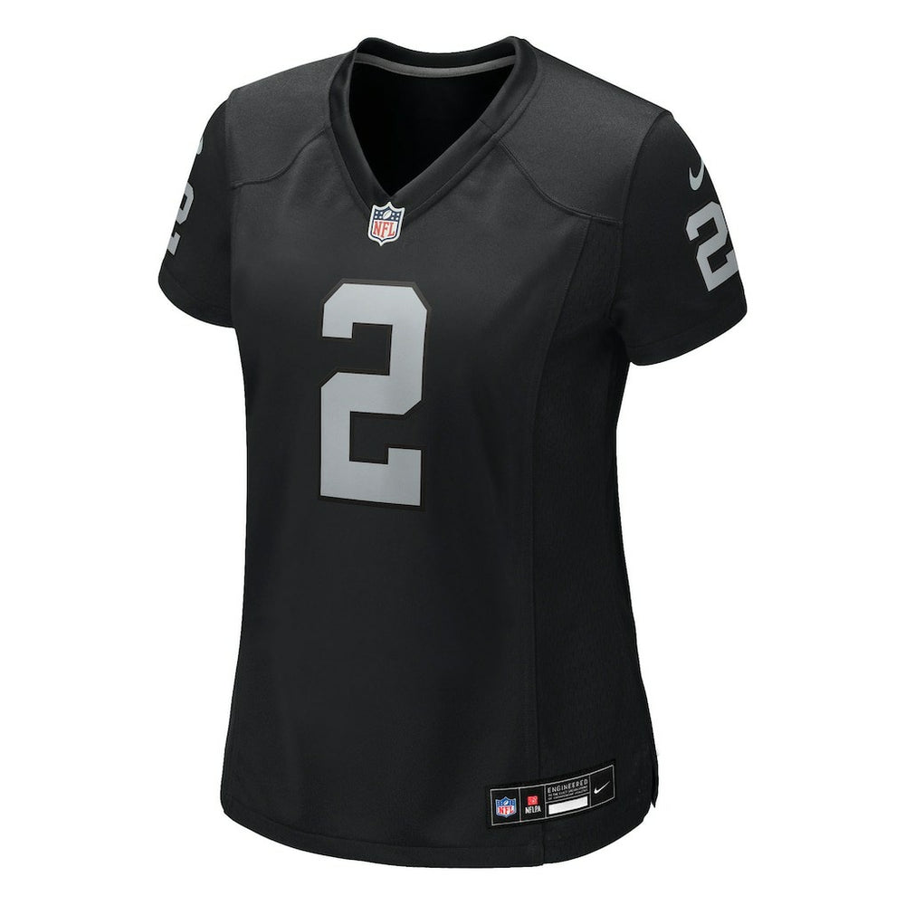Ashton Jeanty Las Vegas Raiders Women's 2025 NFL Draft First Round Pick Team Game Jersey Black | Nike for Sale
