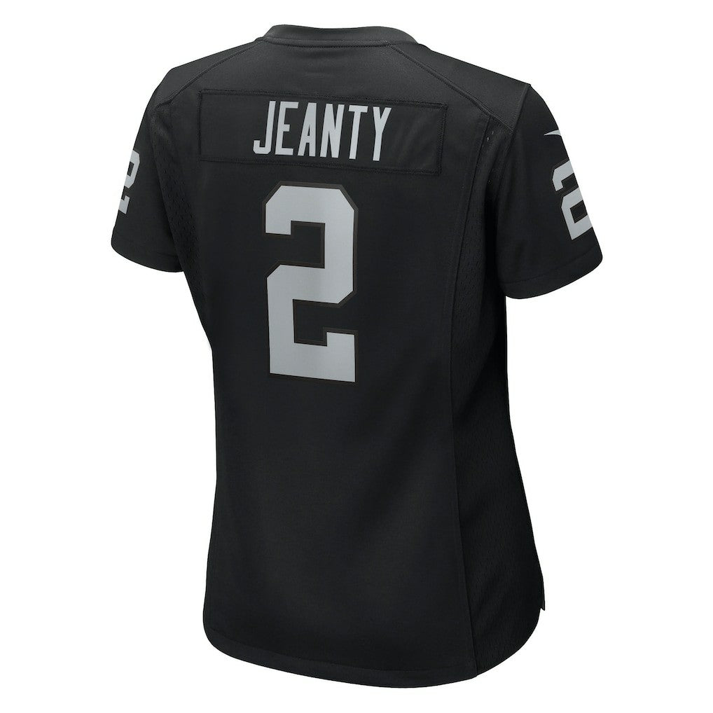 Ashton Jeanty Las Vegas Raiders Women's 2025 NFL Draft First Round Pick Team Game Jersey Black | Nike for Sale